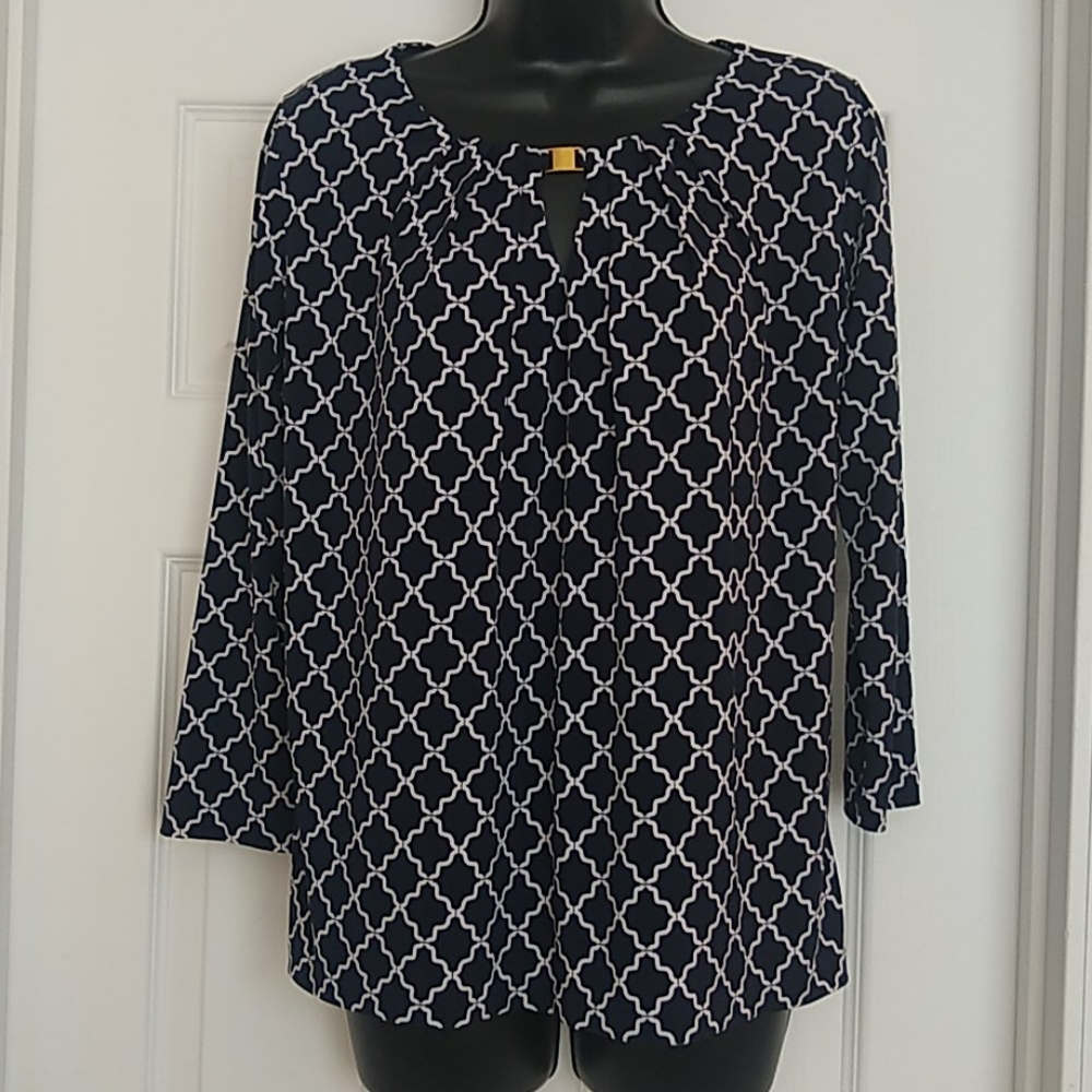 Jones New York Long Sleeve Top- Size Small